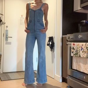 Alice and Olivia Jean Jumpsuit-Runway Sample-size 2/4 -flare/boot cut-worn once!